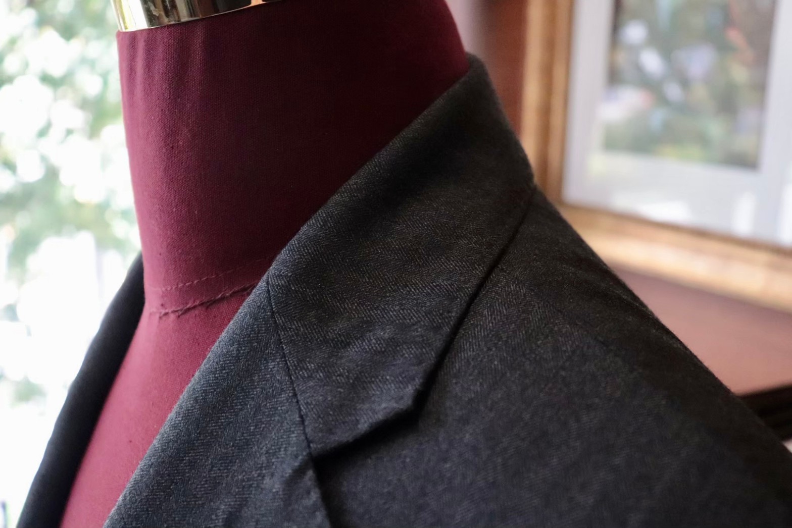 Burberry バーバリー　スーツ　チャコールグレー　ヘリンボーン Burberry Two Piece Suit m-3xl